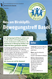 Cover Flyer Bewegungstreff Basel 